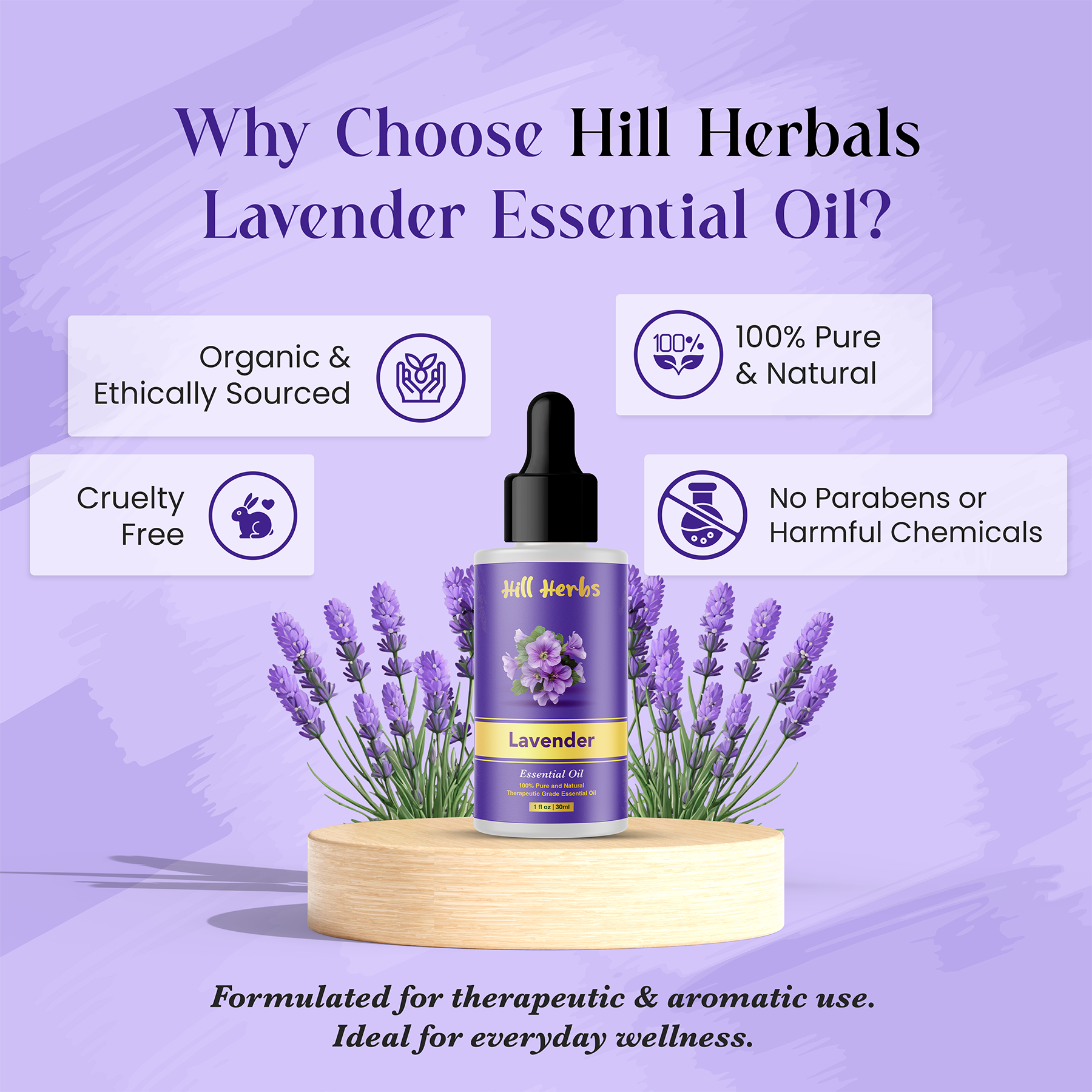 Lavender Oil 1st Poster